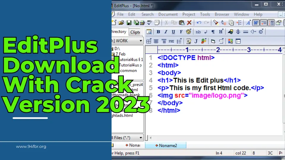 EditPlus 5.7.4568 Crack With Serial Key Latest Download 2024