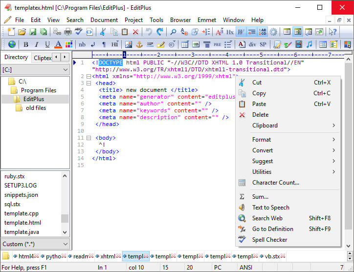 EditPlus Crack 94fbr PC Software Download 2024 screenshot 1