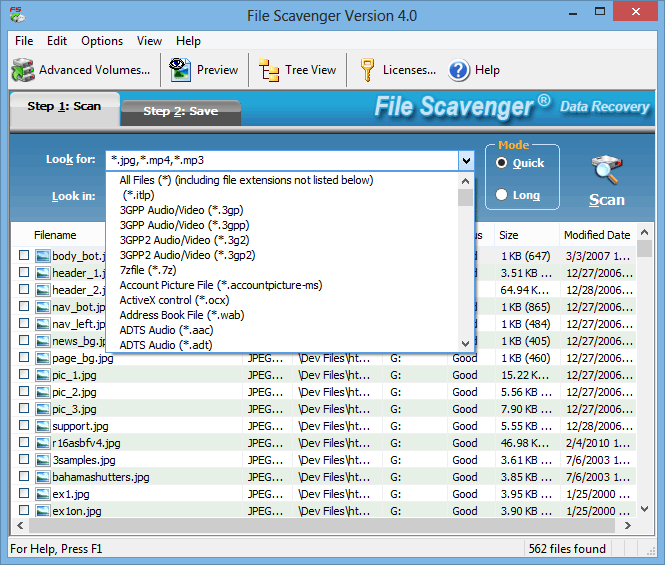 File Scavenger Crack Download + Data Recovery [2025] screenshot 1
