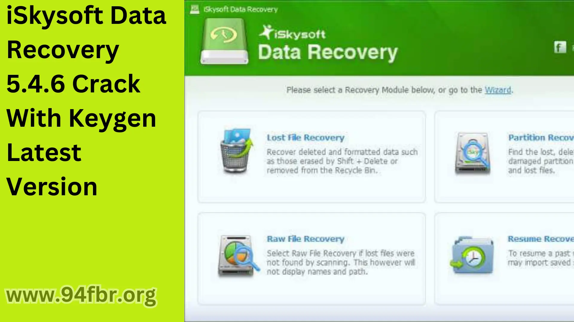 iSkysoft Data Recovery Crack 94fbr PC Software Download screenshot 6