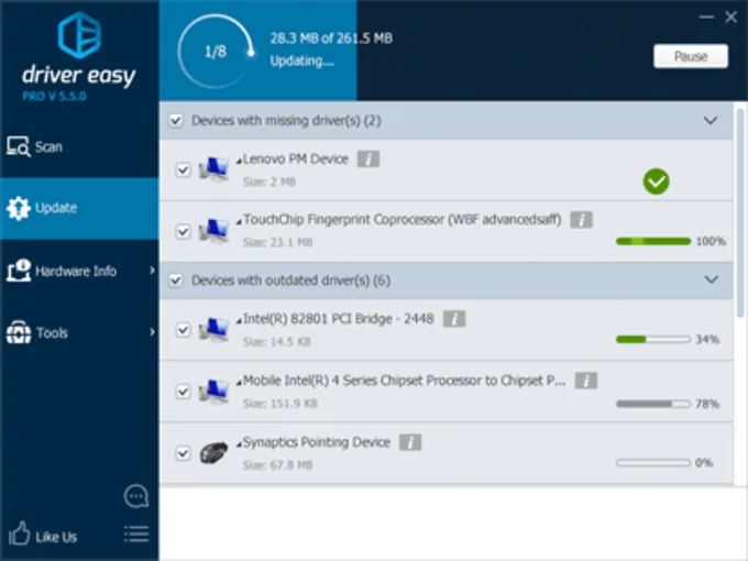 Driver Easy Pro Crack 2024 Free Download [Latest Version] screenshot 1