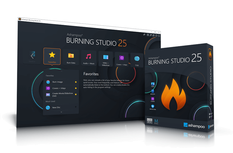 Ashampoo Burning Studio Crack 94fbr PC Software Download screenshot 1