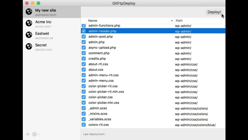 GitFTP-Deploy Free Download For Mac Latest Version [2024] screenshot 1
