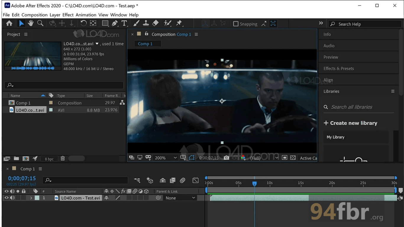 Adobe After Effects 26.0 for Windows | 94FBR screenshot 2