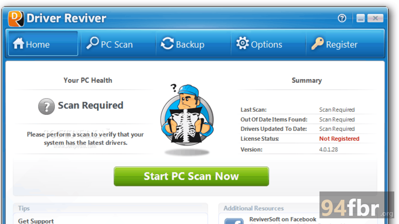 Driver Reviver Download for Windows | 94FBR screenshot 1