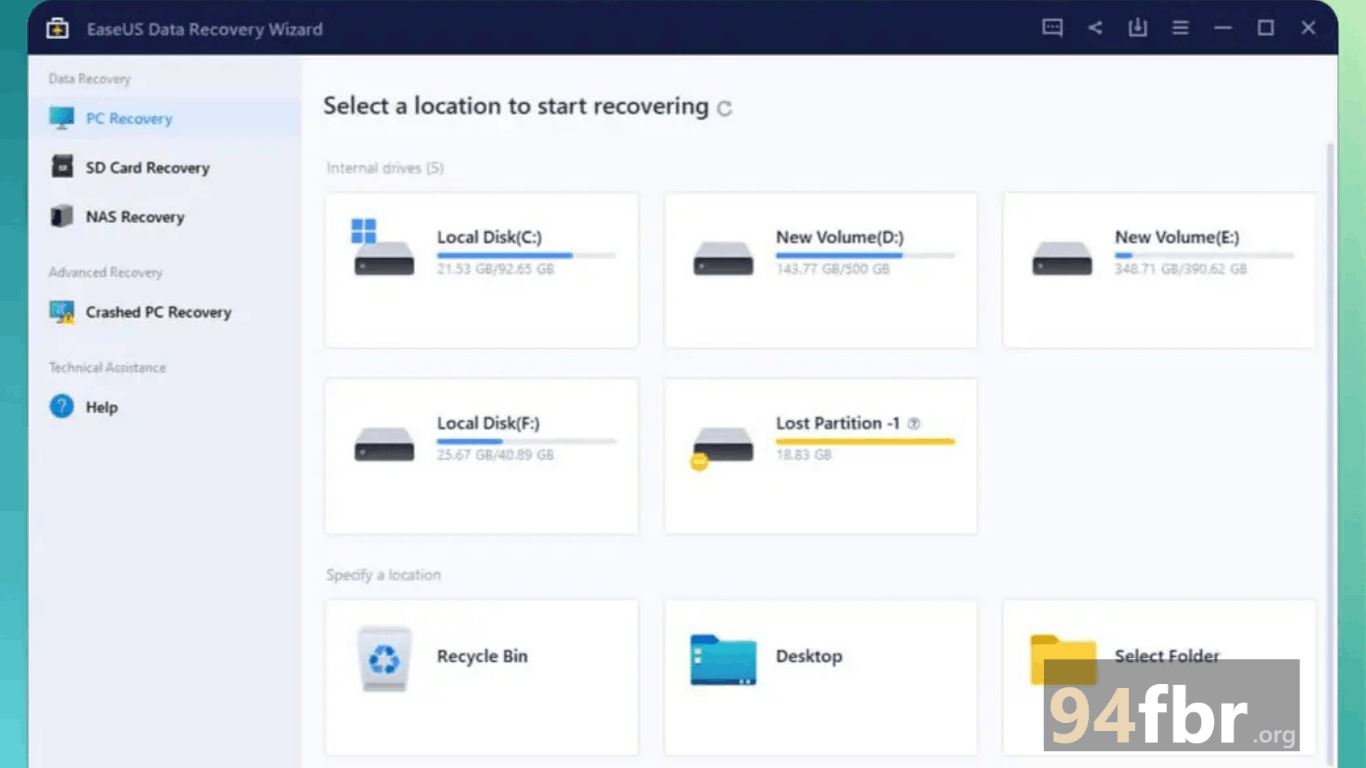 EaseUS Data Recovery Wizard 14.4 for Windows Download screenshot 2