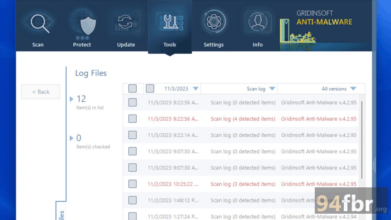 Gridinsoft Anti-Malware for Windows Download | 94FBR screenshot 1