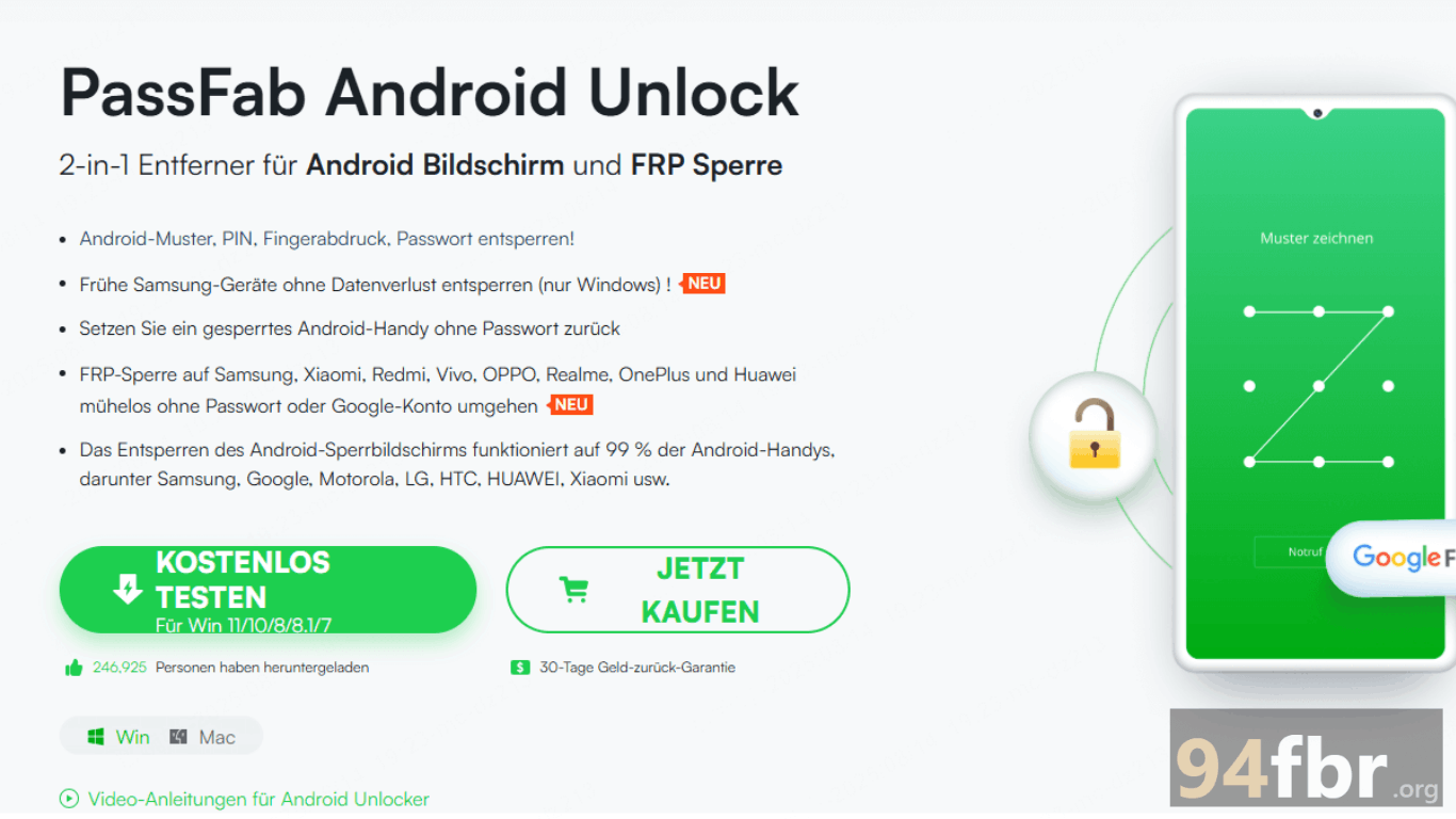 Download PassFab Android Unlocker 2.7.11.0 for Windows screenshot 1