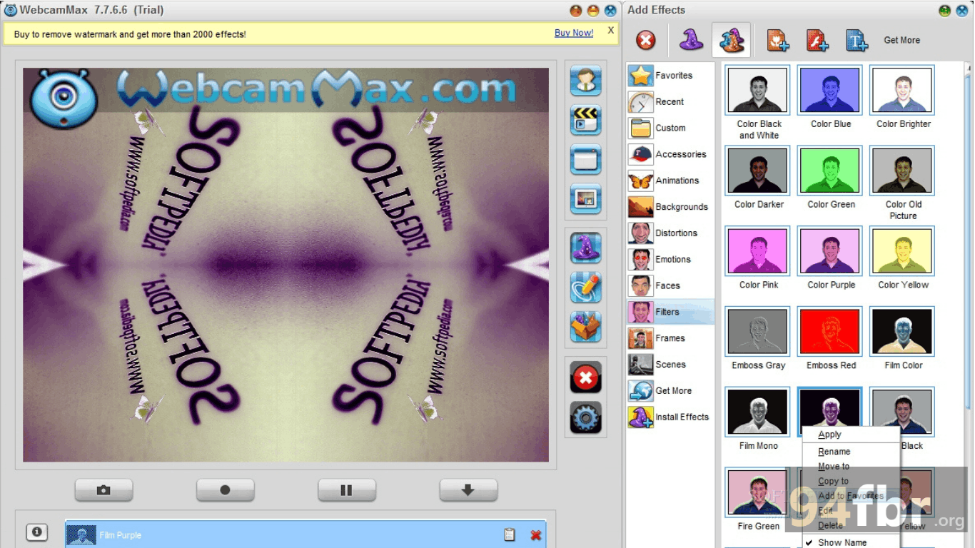 WebcamMax 8.0.7.8 For Windows Download | 94FBR screenshot 2