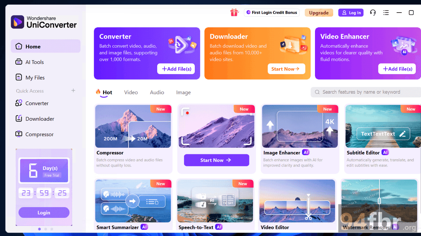 Download Wondershare Video Converter 17.6.0 for Windows screenshot 1