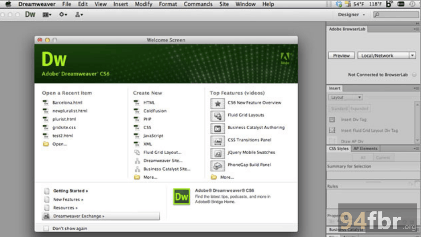 Download Adobe Dreamweaver CC for Windows | 94FBR screenshot 1